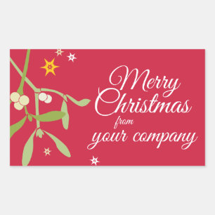 Étiquettes de cadeaux d'affaires de Noël