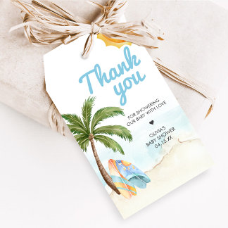 Étiquettes de cadeaux de Baby Shower Bébé sur la p