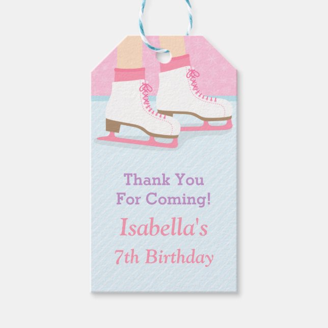 Étiquettes de cadeaux de fête d'anniversaire de pa (Devant)