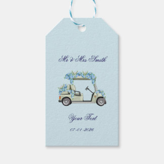 Étiquettes de cadeaux de mariage pour chariot de g