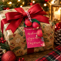 Étiquettes de cadeaux de Noël personnalisées