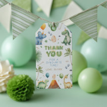 Étiquettes de cadeaux de remerciement pour fête d'
