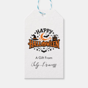 Étiquettes de cadeaux Halloween, étiquettes de cad