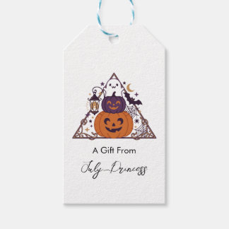 Étiquettes de cadeaux Halloween, étiquettes de cad