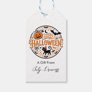 Étiquettes de cadeaux Halloween, étiquettes de cad