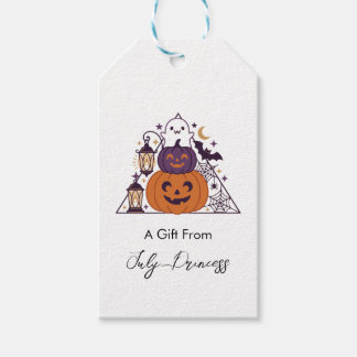 Étiquettes de cadeaux Halloween, étiquettes de cad