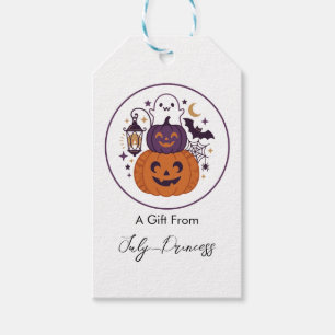 Étiquettes de cadeaux Halloween, étiquettes de cad