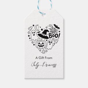 Étiquettes de cadeaux Halloween, étiquettes de cad