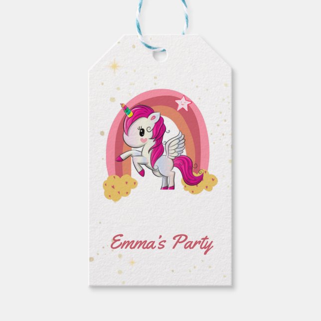 Étiquettes de cadeaux personnalisées (Devant)