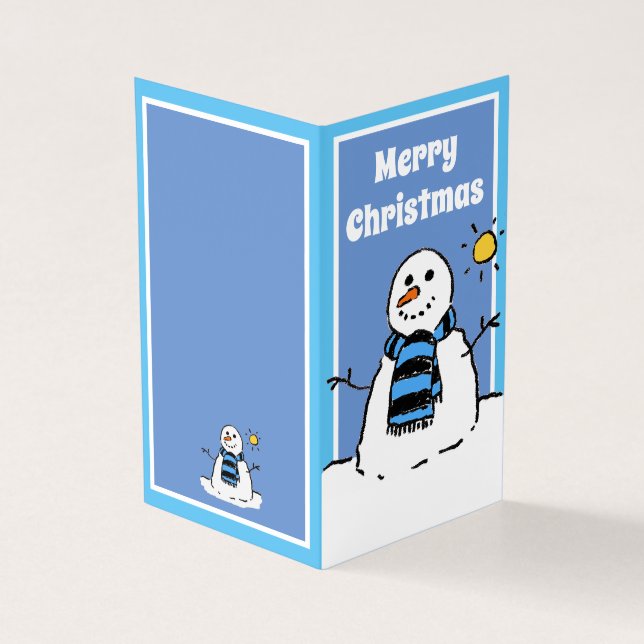 Étiquettes de cadeaux pliées Joyeux Noël (Outside)