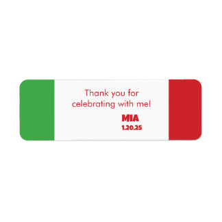 Étiquettes de cadeaux pour 1er anniversaire Spaghe