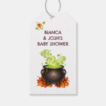 Étiquettes de cadeaux pour Baby Shower Halloween B