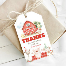 Étiquettes de cadeaux pour fête d'anniversaire à l