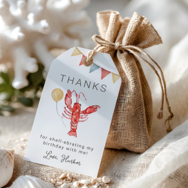 Étiquettes de cadeaux pour fête d'anniversaire écr (Créateur téléchargé)