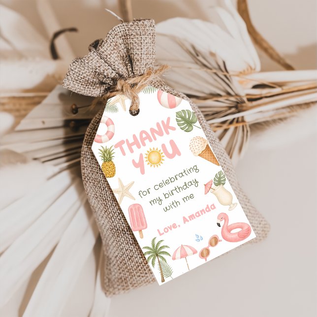 Étiquettes de cadeaux pour fête d'anniversaire tro (Créateur téléchargé)