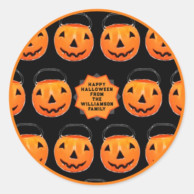 Étiquettes de cadeaux pour un joyeux Halloween (Devant)