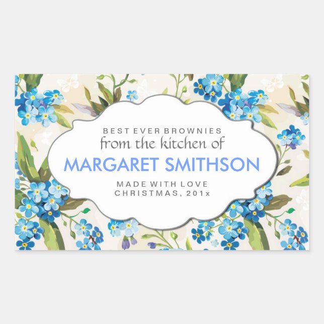 Étiquettes de canne, de pâtisserie ou de produit p (Devant)