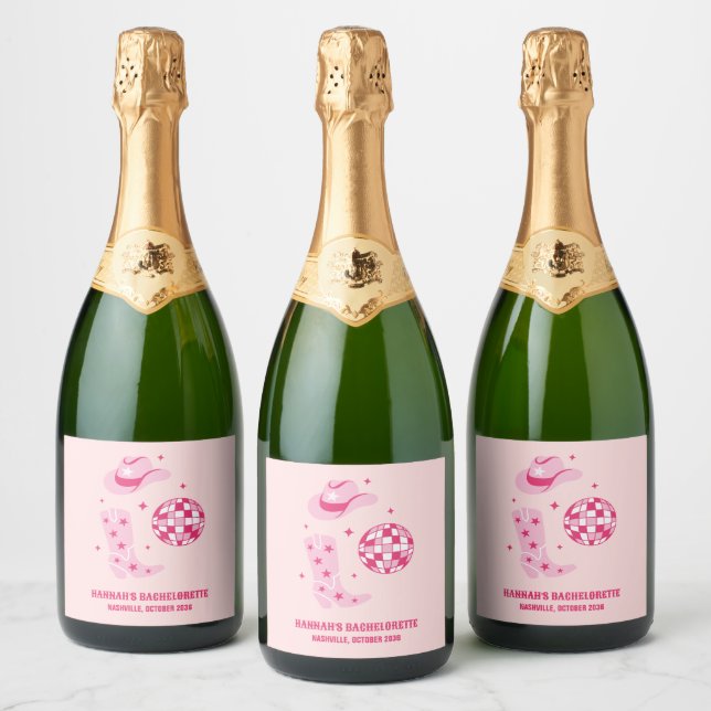 Étiquettes de champagne pour enterrement de vie de (Bouteilles)