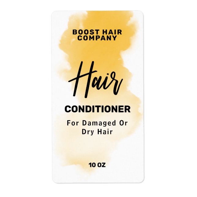 Étiquettes de conditionnement de shampooing en enc (Devant)