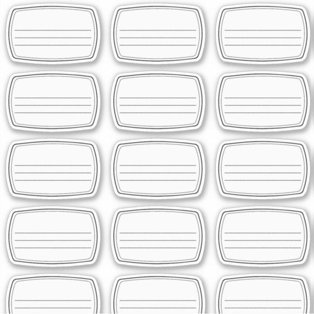 Étiquettes de contenu (Devant)