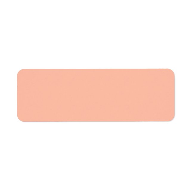 Étiquettes de couleur unie Trend Soft Peach (Devant)