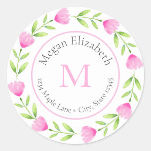 Étiquettes de couronnes de courge rose