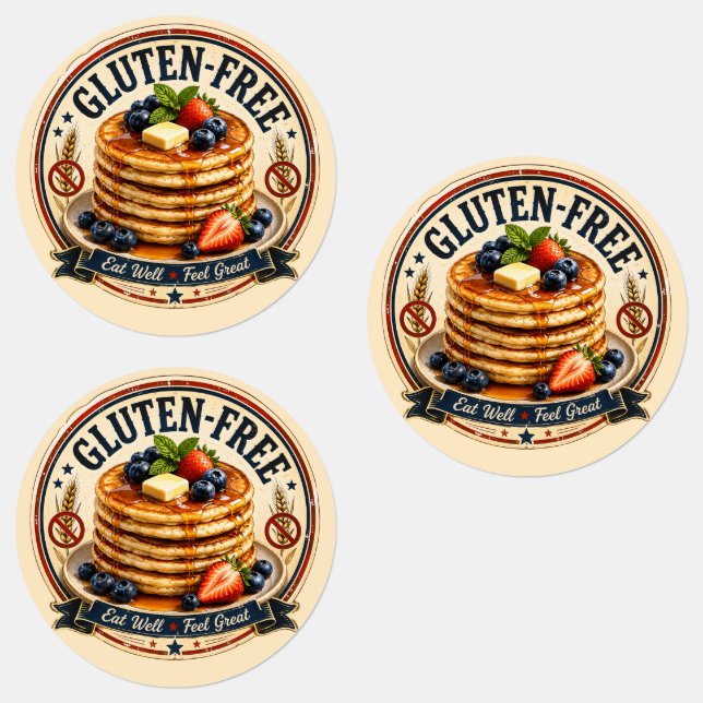 Étiquettes de crêpes sans gluten (Groupe)