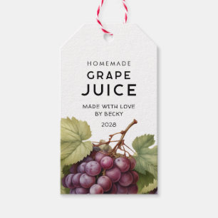 Étiquettes de Cuisine pour Jus de Raisins Rouges M