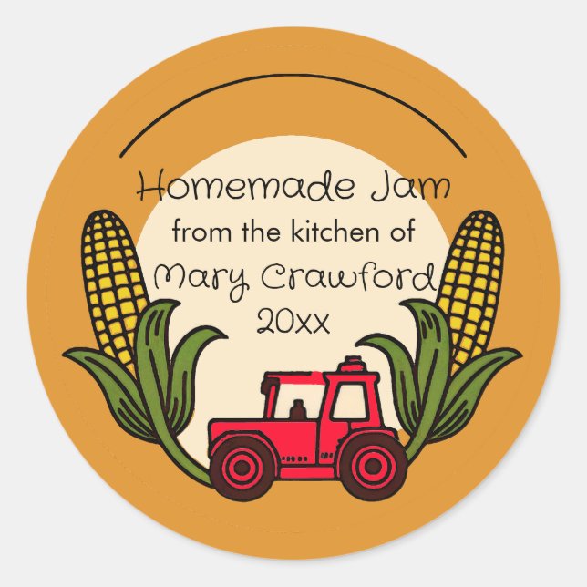 Étiquettes de découpe en canne personnalisés (Devant)