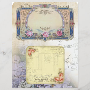 Étiquettes de design vintage et complexe