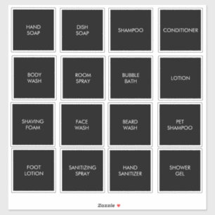 Étiquettes de distributeur noir étanche personnali