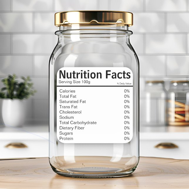 Étiquettes de faits nutritionnels (Créateur téléchargé)