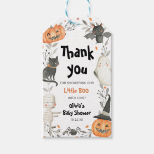 Étiquettes de faveur de Baby Shower Halloween Un P