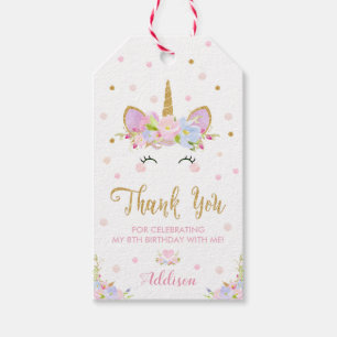 Étiquettes de faveur de cadeau d'anniversaire de