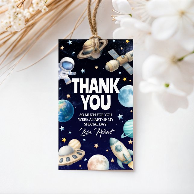 Étiquettes de faveur de cadeau pour astronaute de  (Créateur téléchargé)
