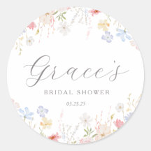 étiquettes de faveur de douche de mariée Love Is I