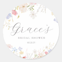 Étiquettes de faveur de la douche de mariage Love 