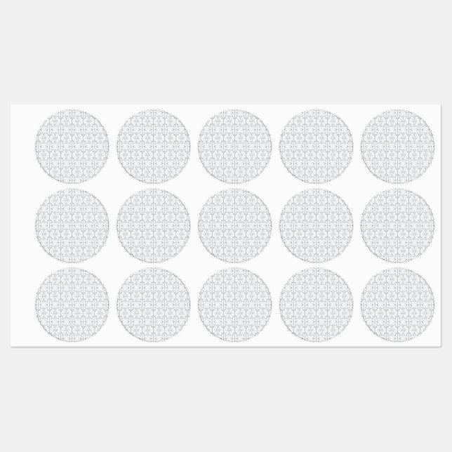 Étiquettes de Faveur de Mariage en Damassé Gris Él (Feuille)