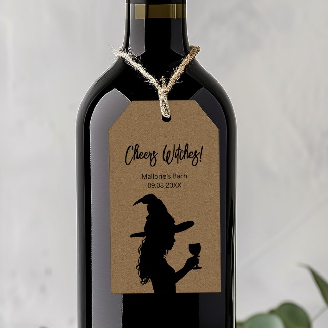 Étiquettes de Faveurs de Bachelorette Halloween, T (Créateur téléchargé)