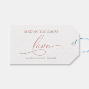 Étiquettes de faveurs "Simple Elegant Script S'mor