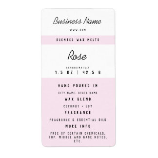 Étiquettes de fusion de cire personnalisés