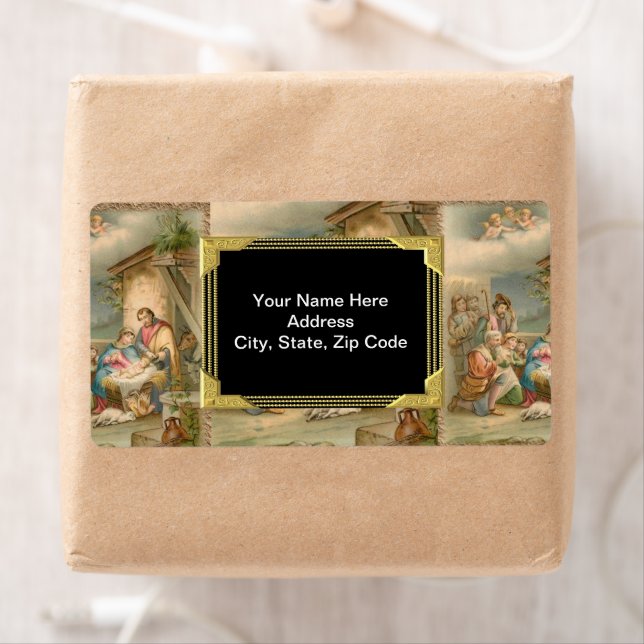 Étiquettes de Jésus Monogramme (En situation)