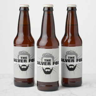 Étiquettes de la bouteille de bière de fête mascul
