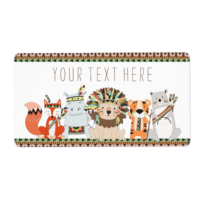 Étiquettes de la bouteille d'eau du Baby shower tr (Devant)