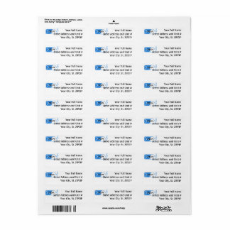 Étiquettes de l'adresse de retour de messagerie in