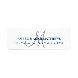 Étiquettes de l'adresse de retour pour Mariages
