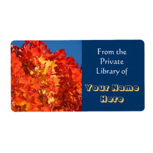 Étiquettes de livre de la bibliothèque privée Étiq