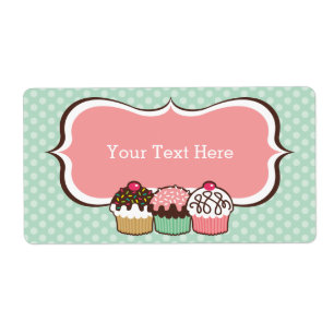 Étiquettes de livres Trio Cupcakes