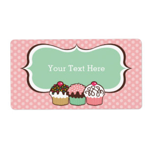 Étiquettes de livres Trio Cupcakes