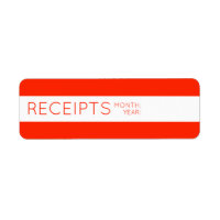 Étiquettes de l'organisation de réception
